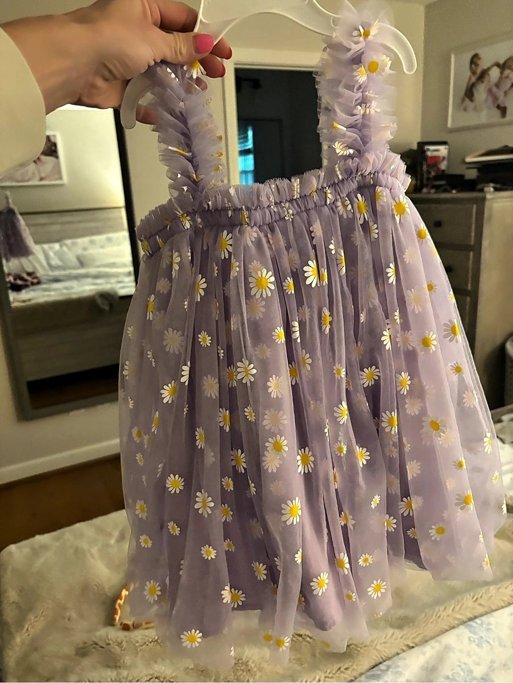 Wild + Rae Daisy Tulle Dress Girls Floral Dress Size 4T